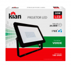 Projetor Led 30W Luz Verde