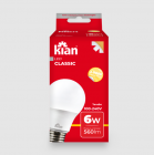 Lâmpada Led 6W-3.000K - Branca