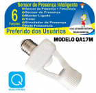 Sensor de Presença Base E27- Qualitronix