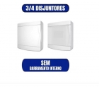 Quadro Distribuidor Embutir 3/4 sem Barramento 